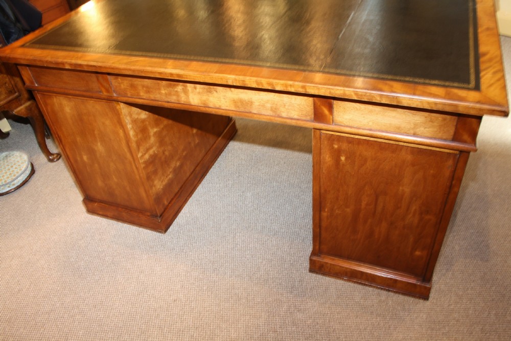 Art Deco Pedestal Desk View VII