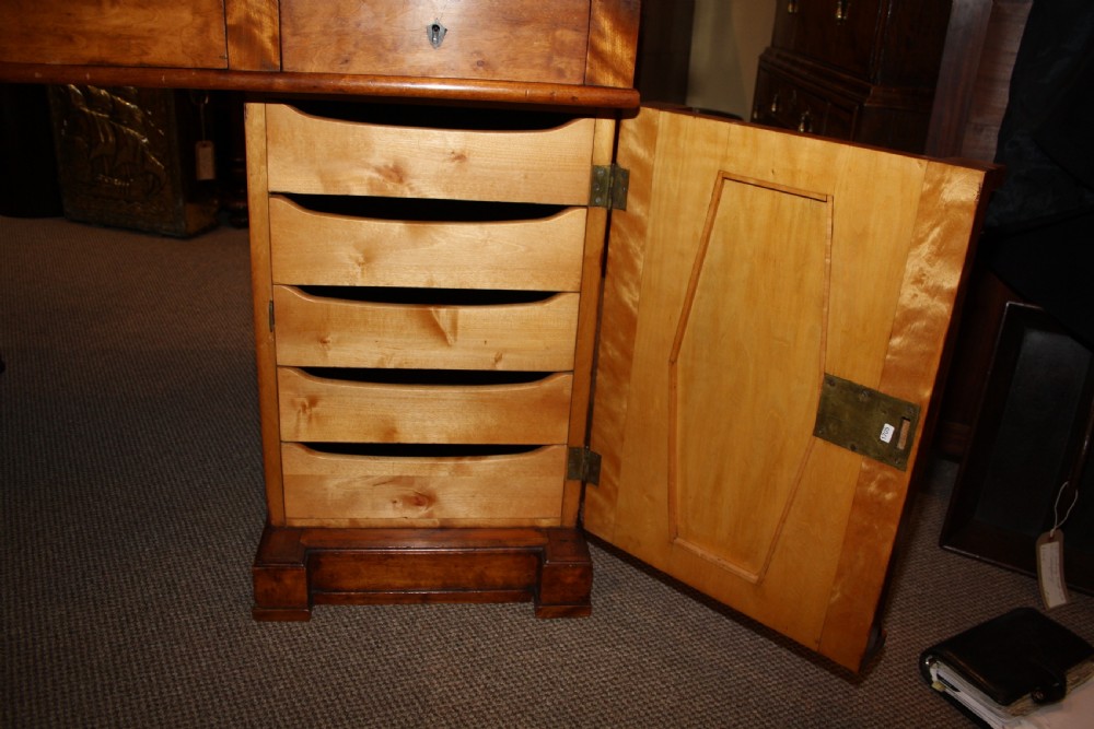 Art Deco Pedestal Desk View XV