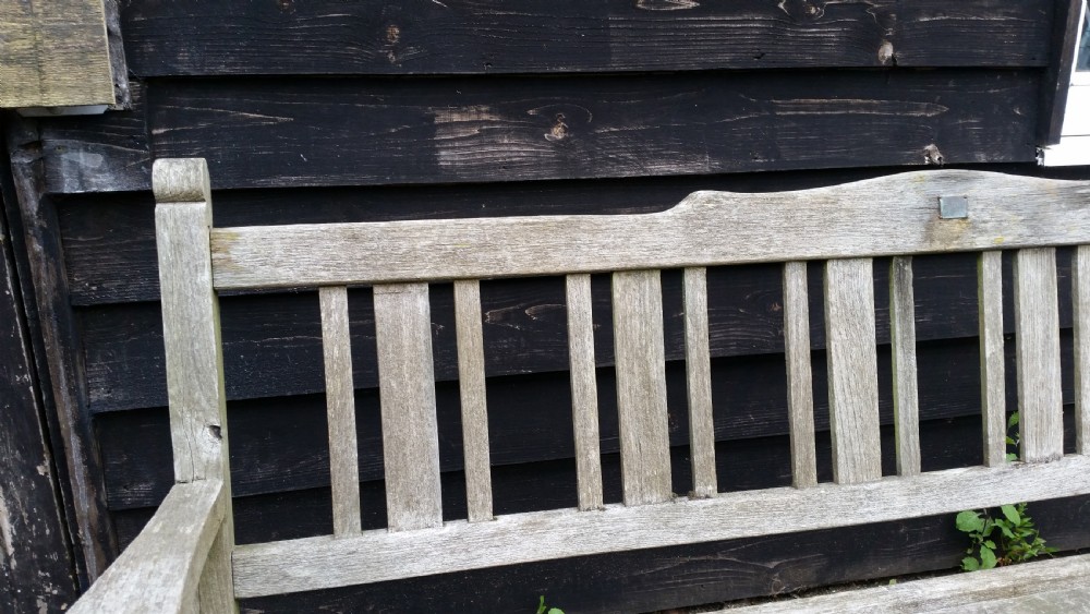 Late 19th Century Teak Garden Bench View II