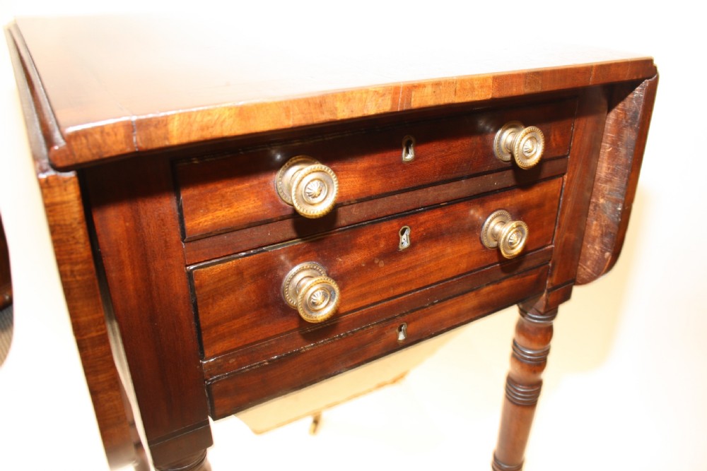 Regency Mahogany Work Table View V