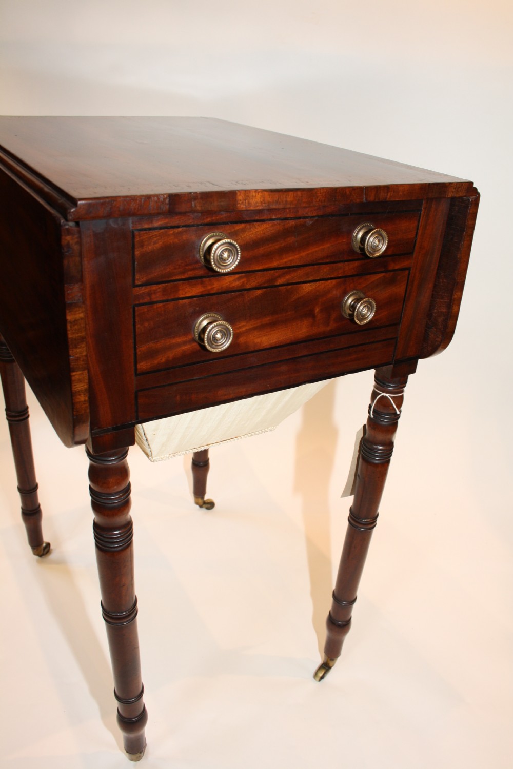 Regency Mahogany Work Table View IX