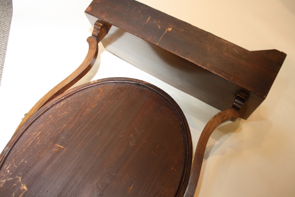 George III Mahogany Dressing Mirror View V