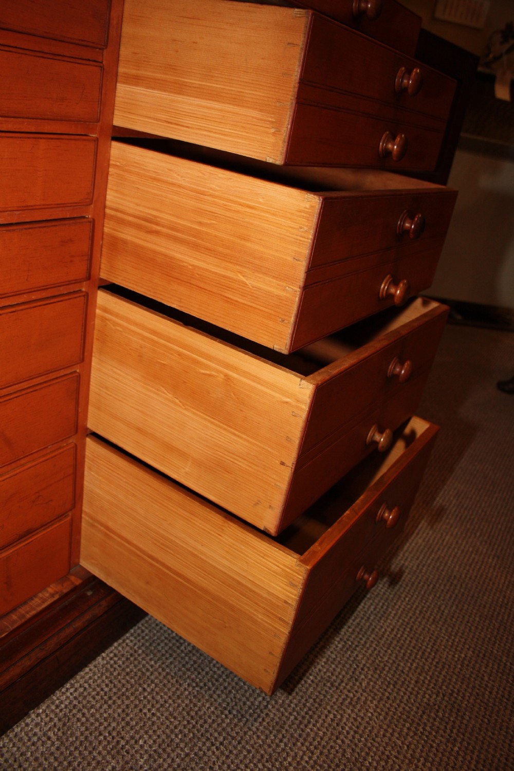 Mahogany Collectors Cabinet View VI