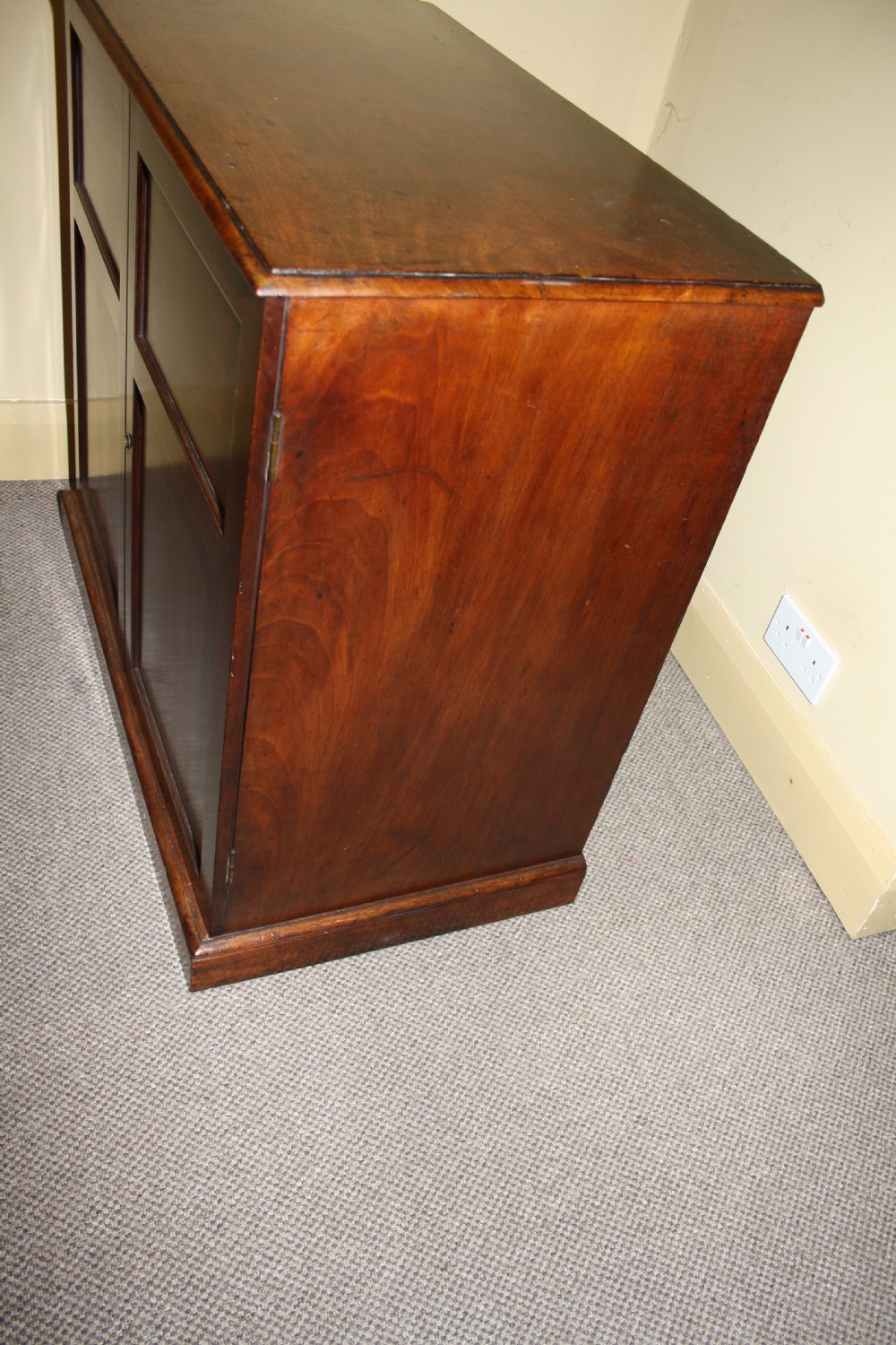 Mahogany Collectors Cabinet View VII