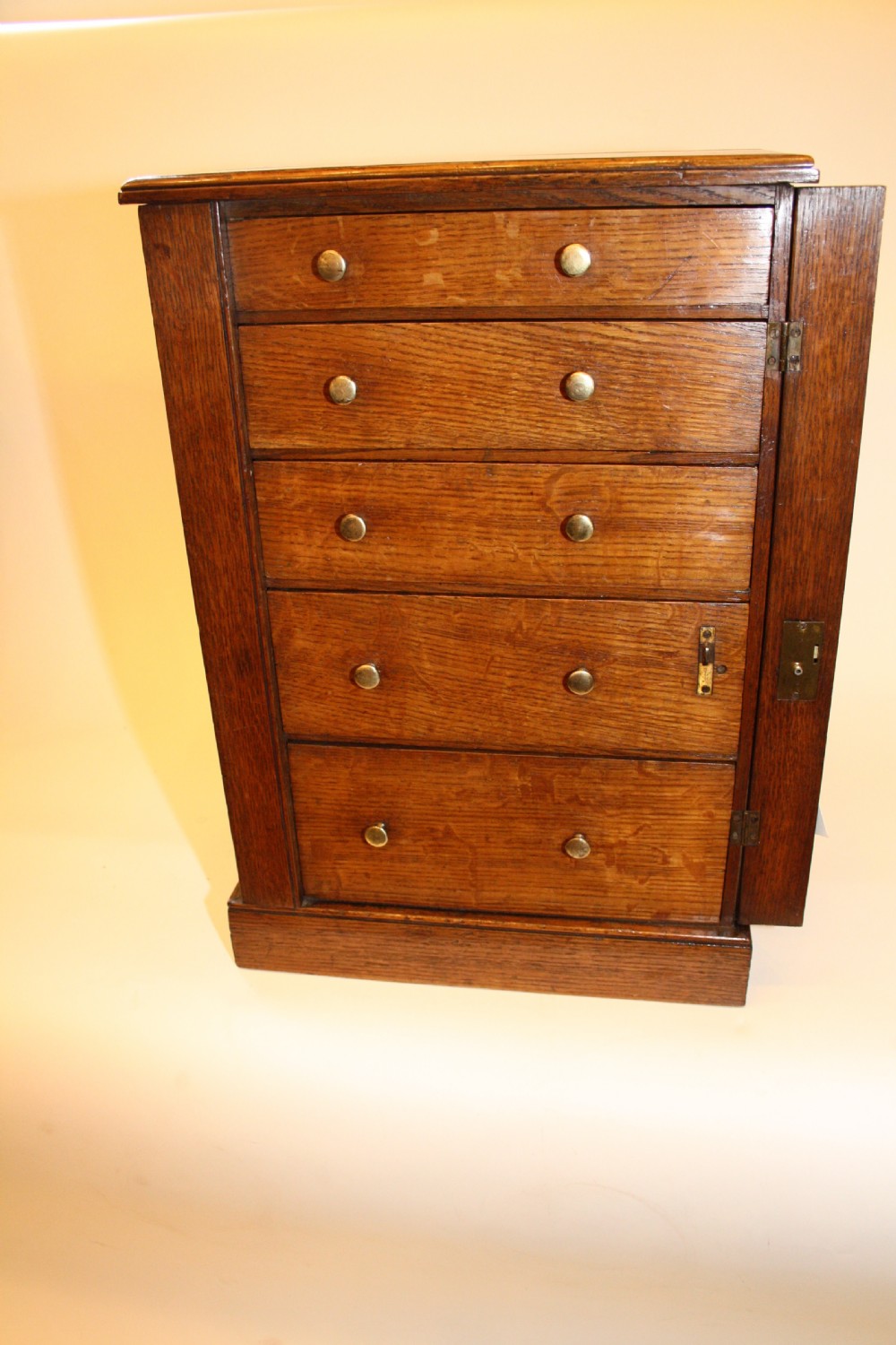 Early 19th Century Oak Wellington Chest View V