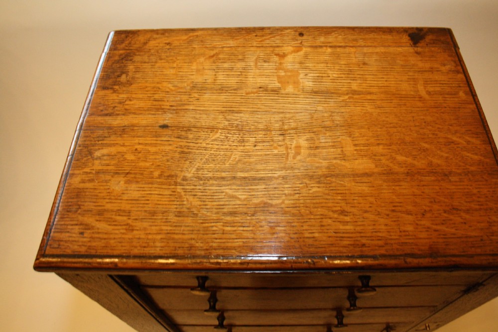 Early 19th Century Oak Wellington Chest View VIII