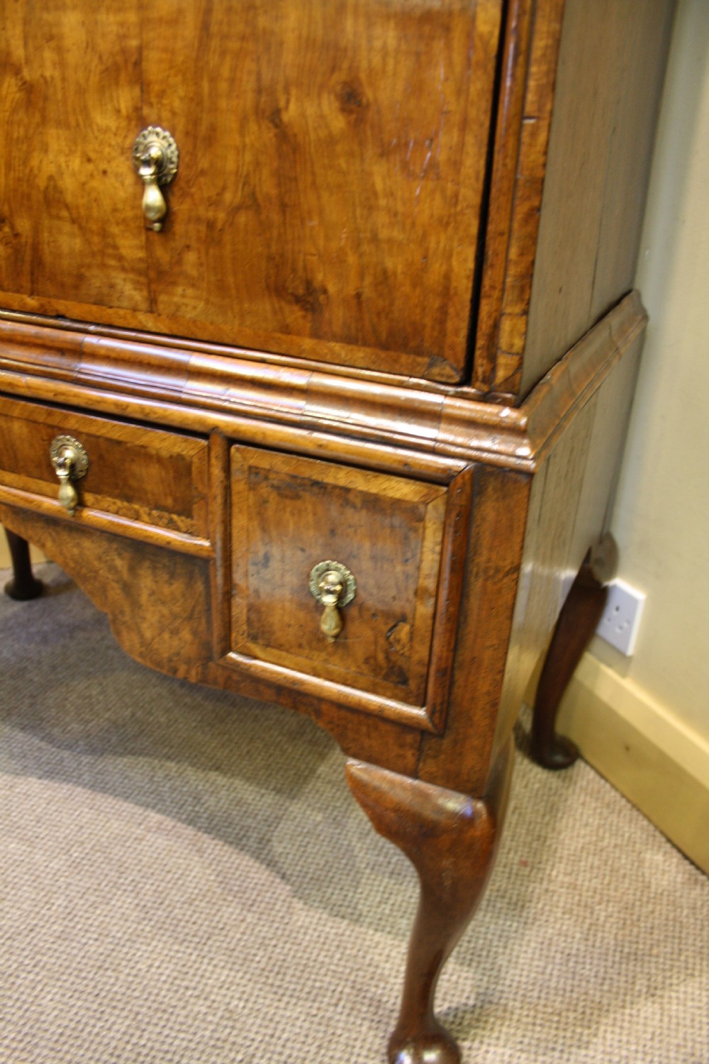 18th Century Walnut Chest on Stand View II