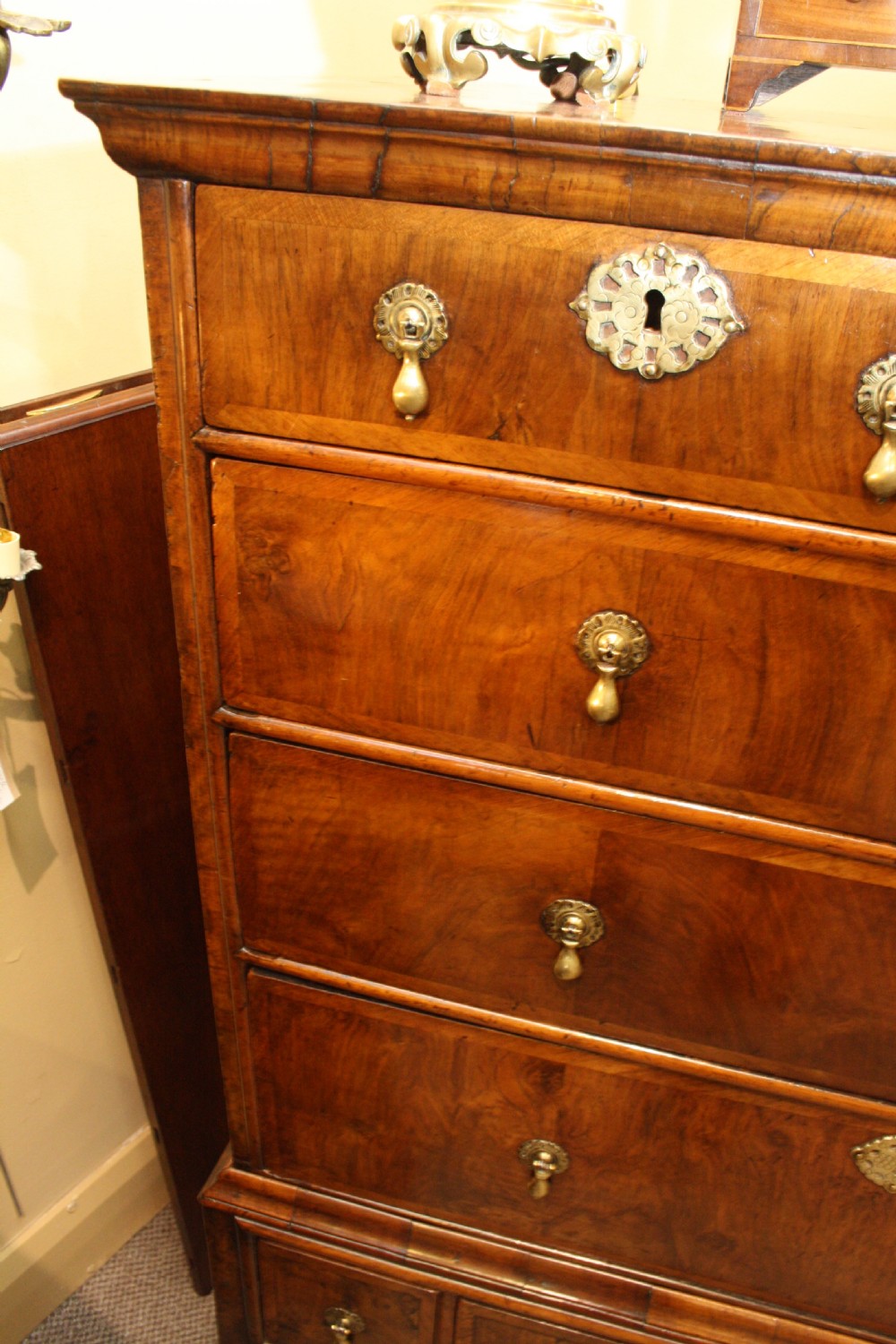18th Century Walnut Chest on Stand View XIII