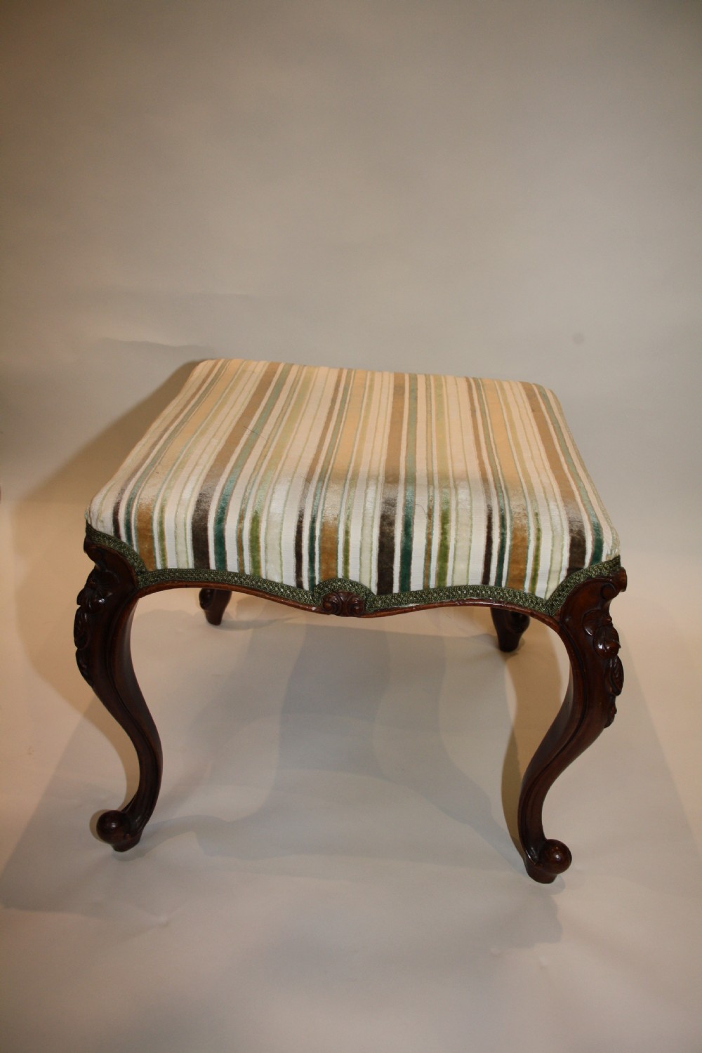 19th Century Walnut Stool