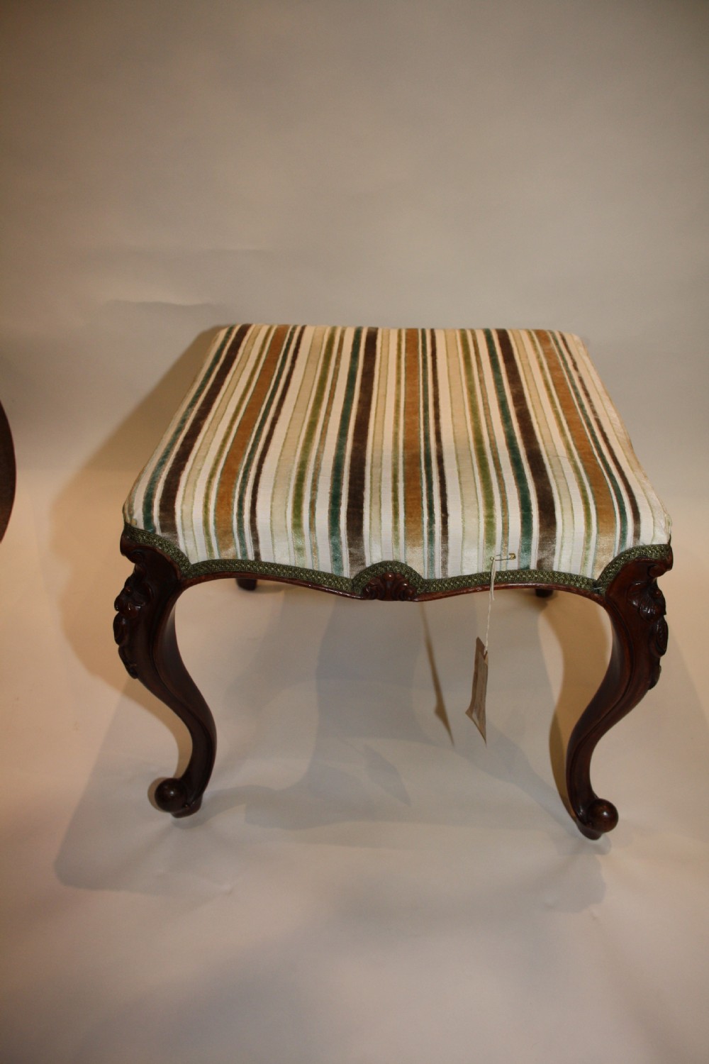 19th Century Walnut Stool View III