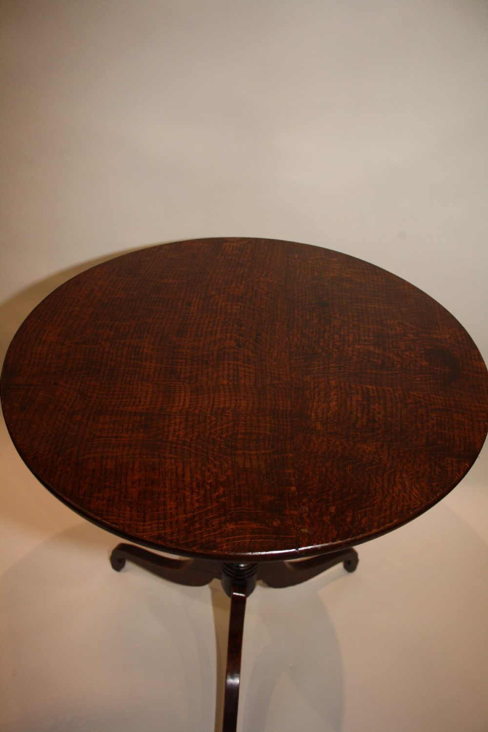 Oak Tripod Table View II
