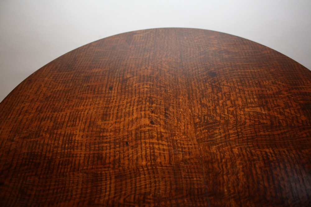 Oak Tripod Table View III