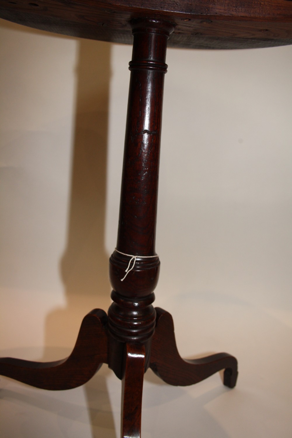 Oak Tripod Table View V