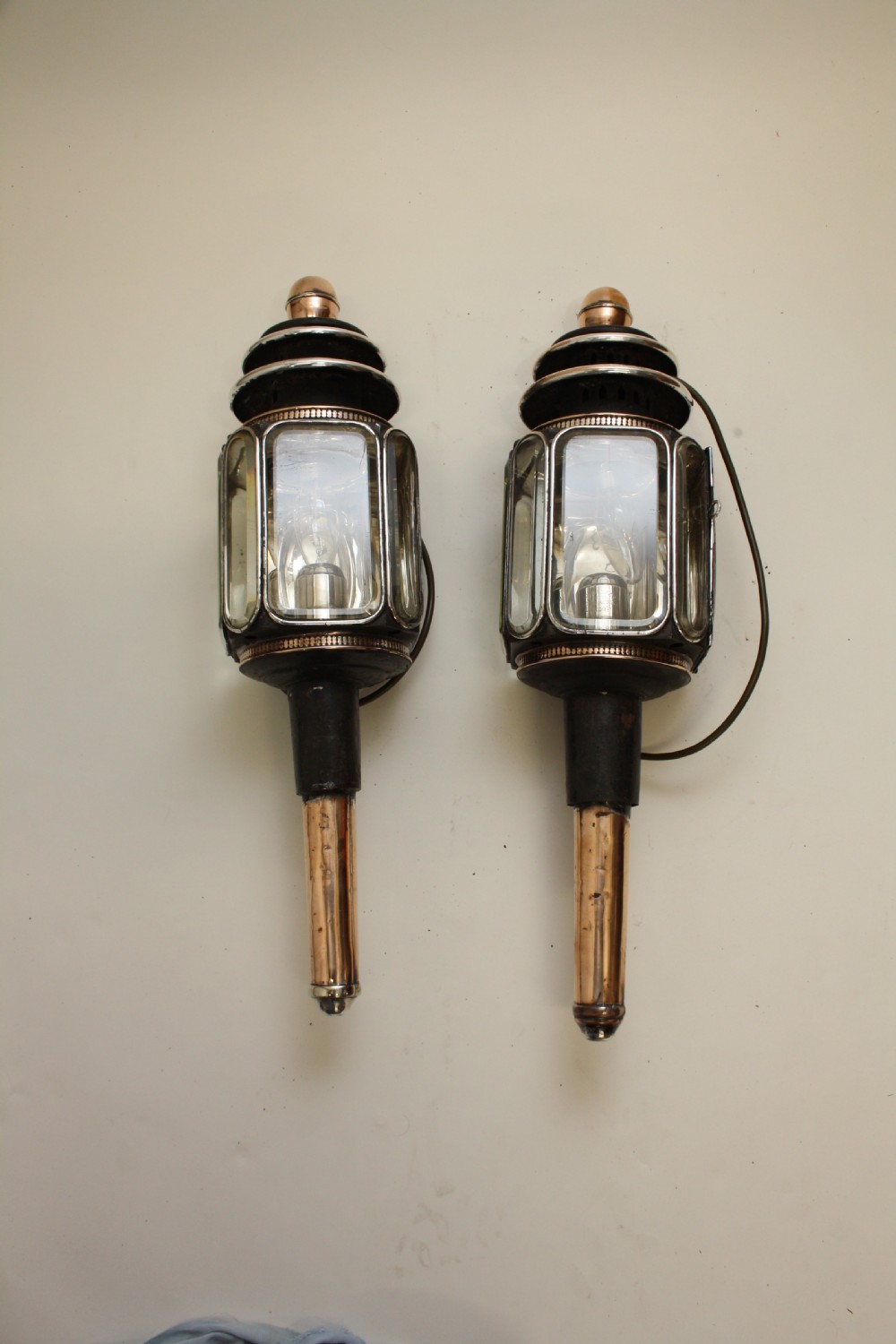 Pair of porch lights View II