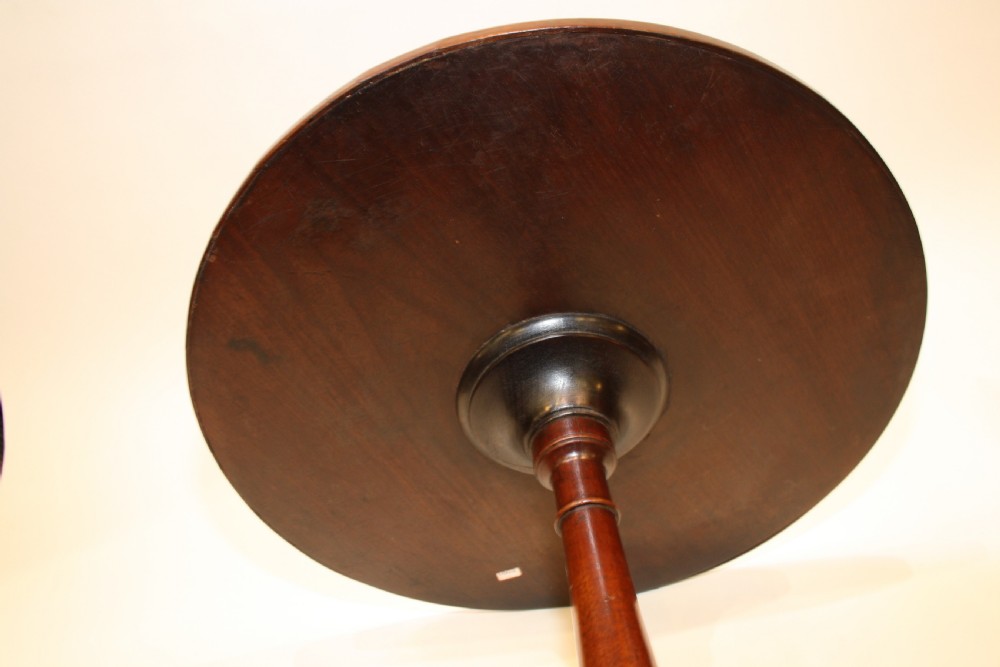 Mahogany Tripod Table View III