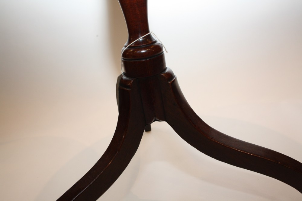 Mahogany Tripod Table View VI