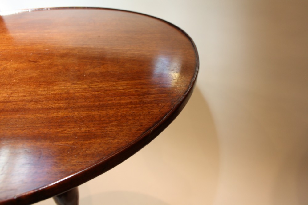 Mahogany Tripod Table View VIII
