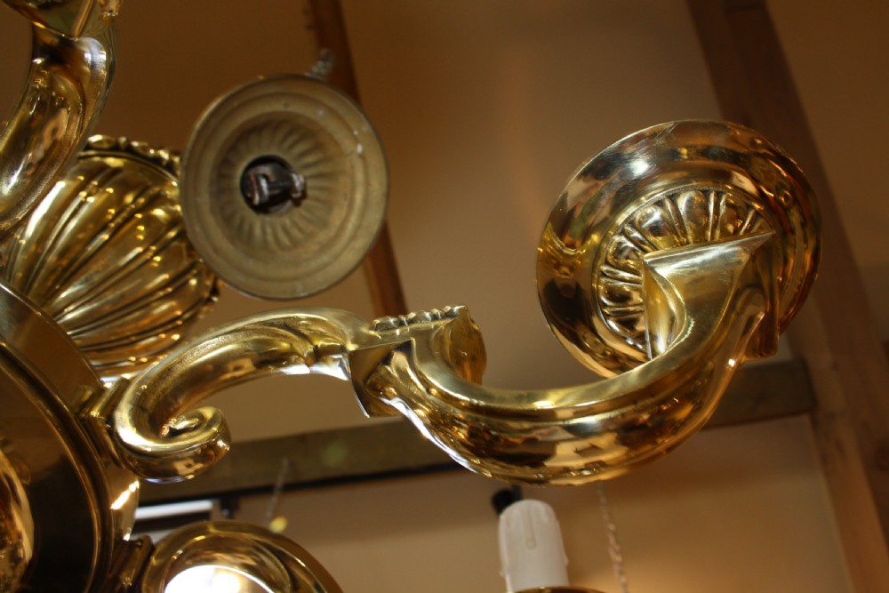 Art Deco Chandelier, William IV Style View II