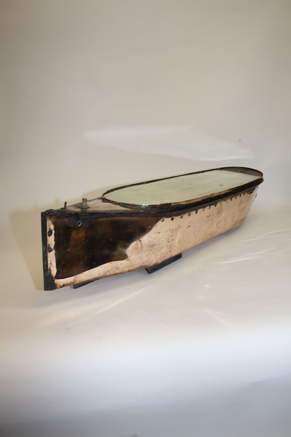 1890s Decorative Copper Boat