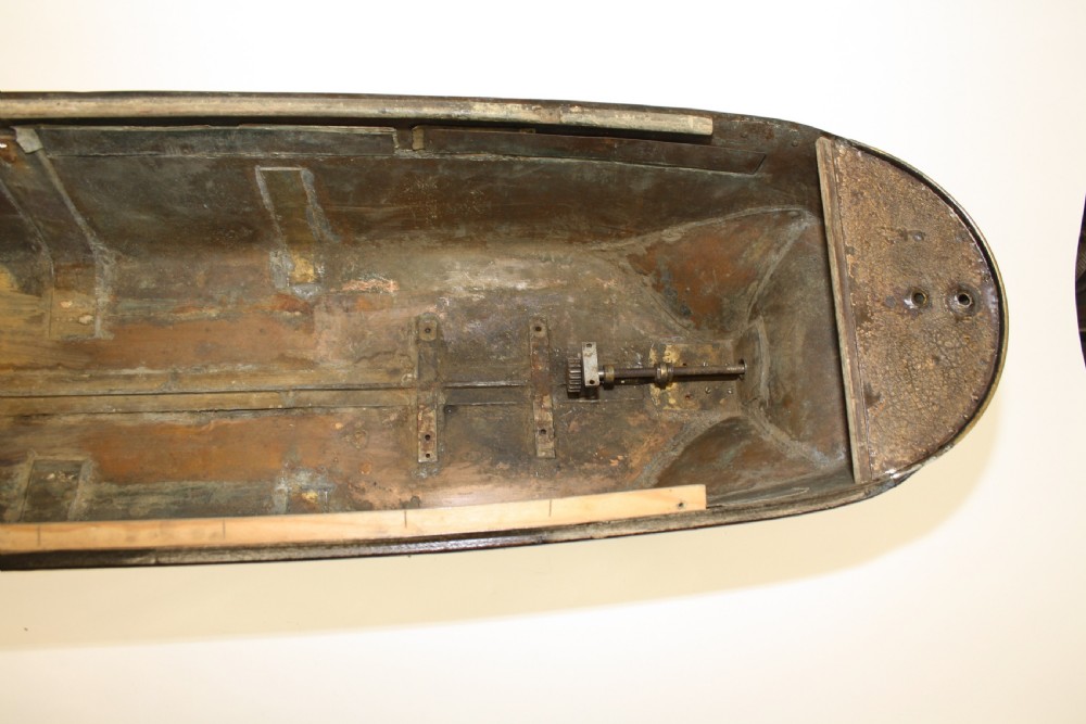 1890s Decorative Copper Boat View II