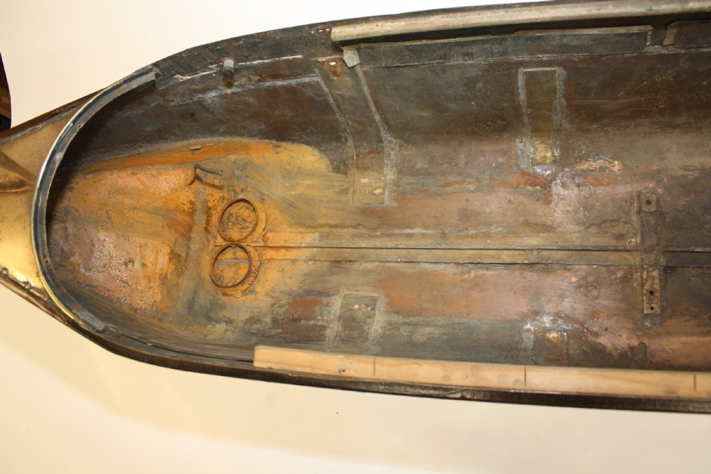 1890s Decorative Copper Boat View III