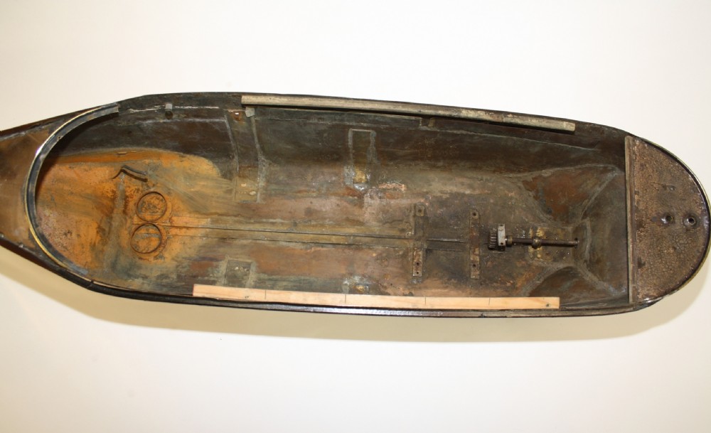 1890s Decorative Copper Boat View IV