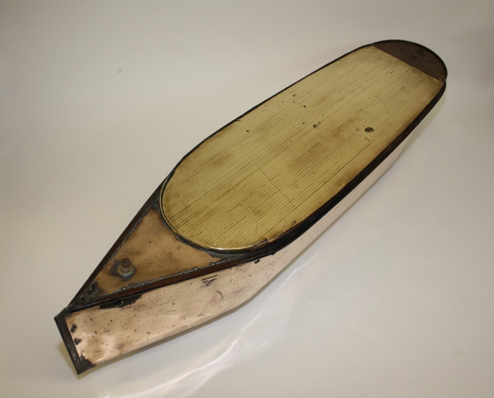 1890s Decorative Copper Boat View V