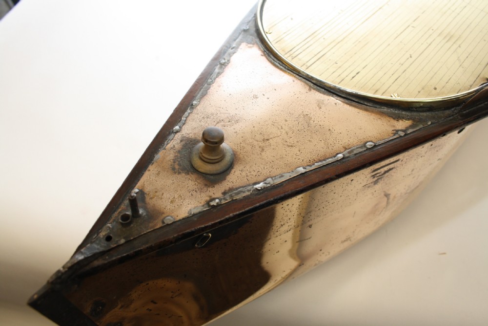 1890s Decorative Copper Boat View XIV