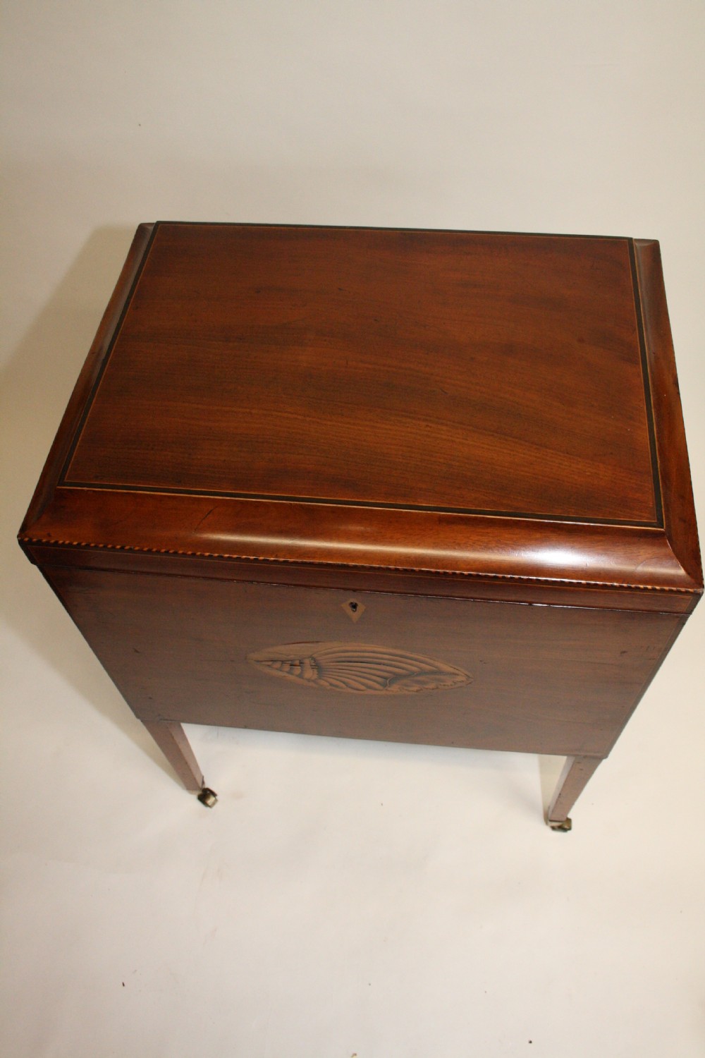 George III mahogany wine cooler View II