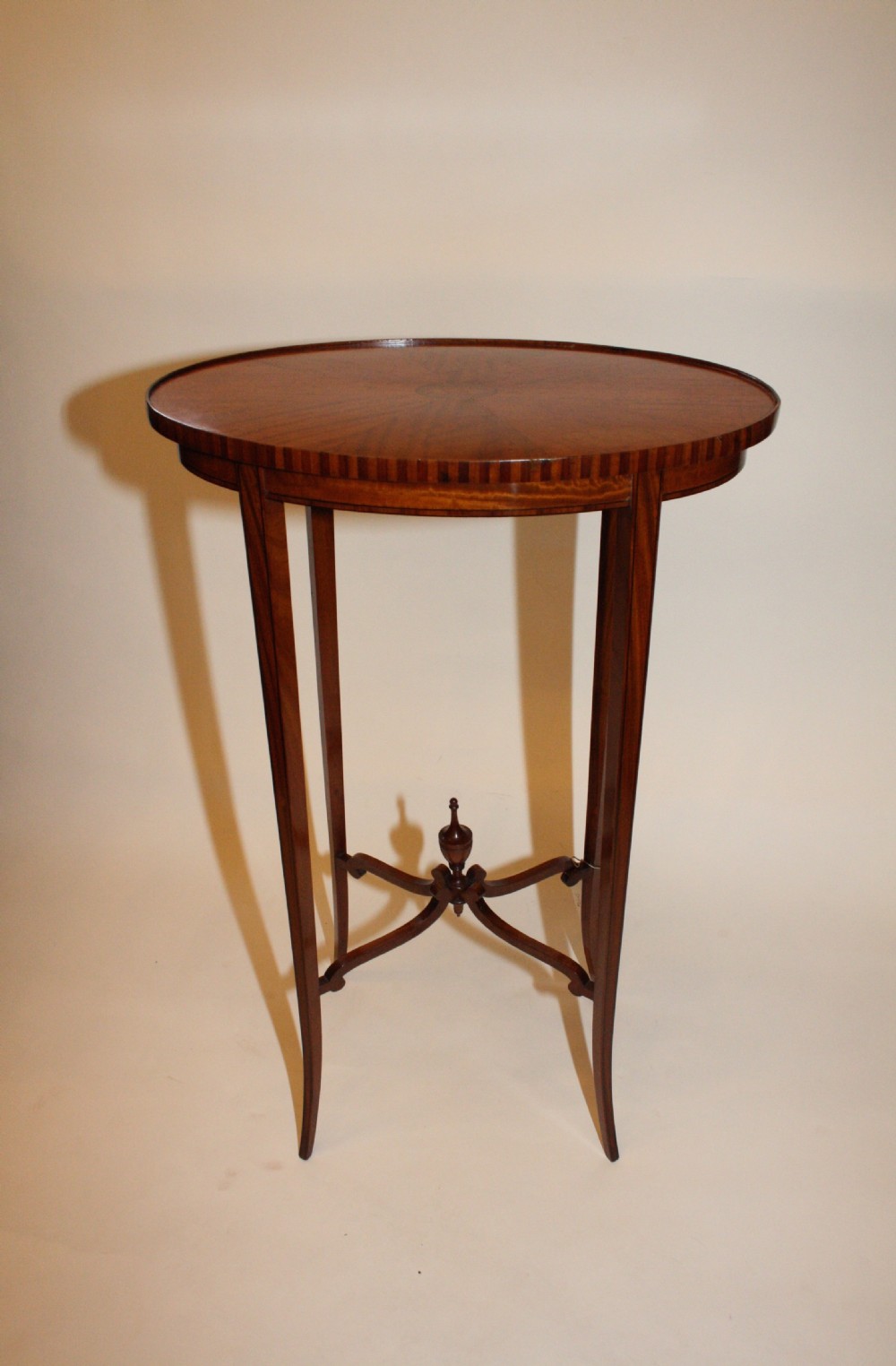 Satinwood Oval Occasional Table