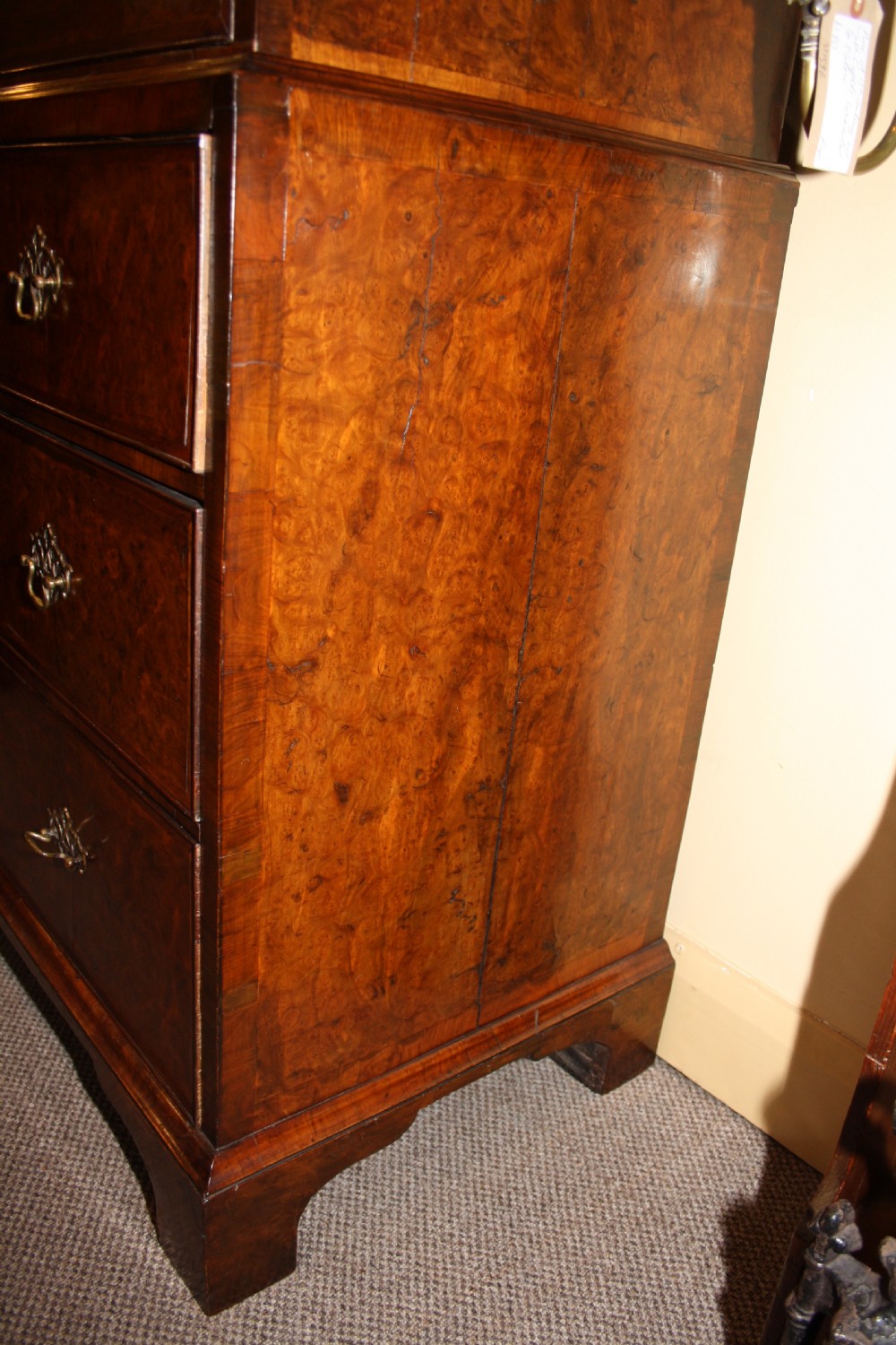 Burr Walnut Chest On Chest View II