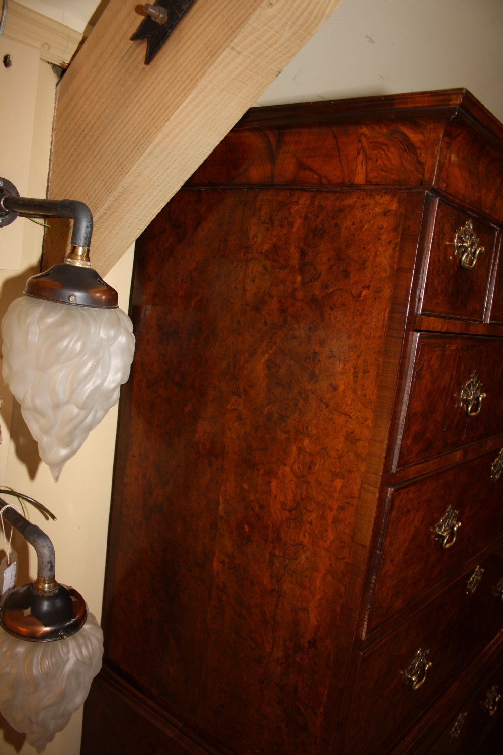 Burr Walnut Chest On Chest View VII
