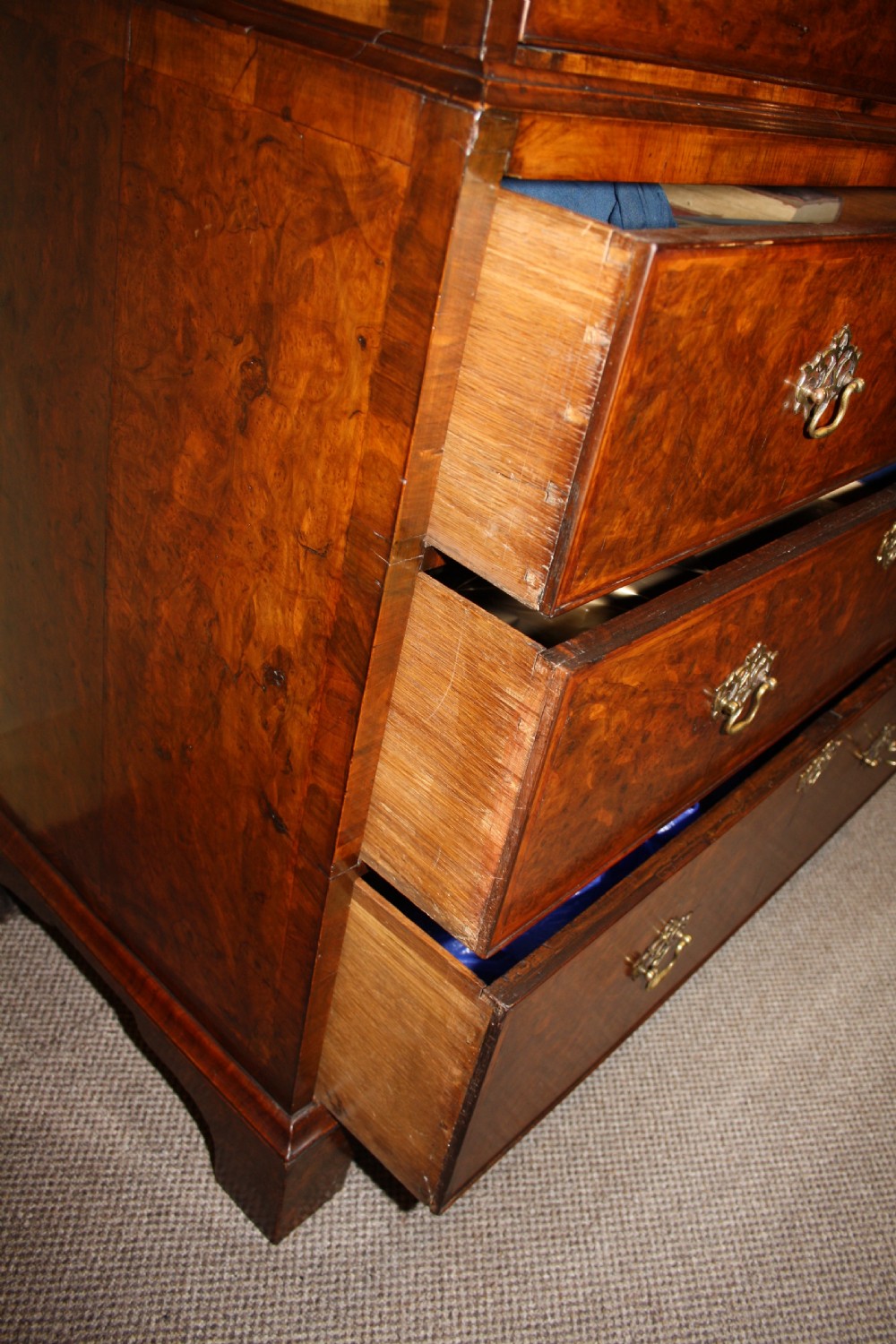 Burr Walnut Chest On Chest View VIII