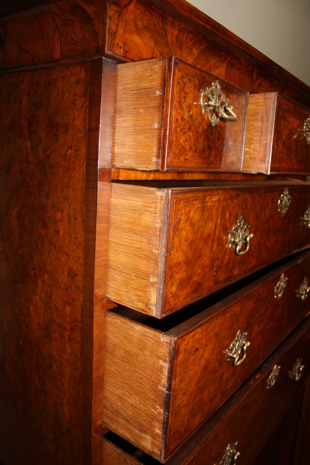 Burr Walnut Chest On Chest View IX