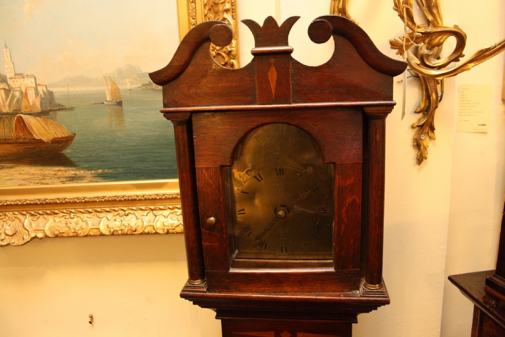 Late 18th Century Grandmother clock in Oak View II