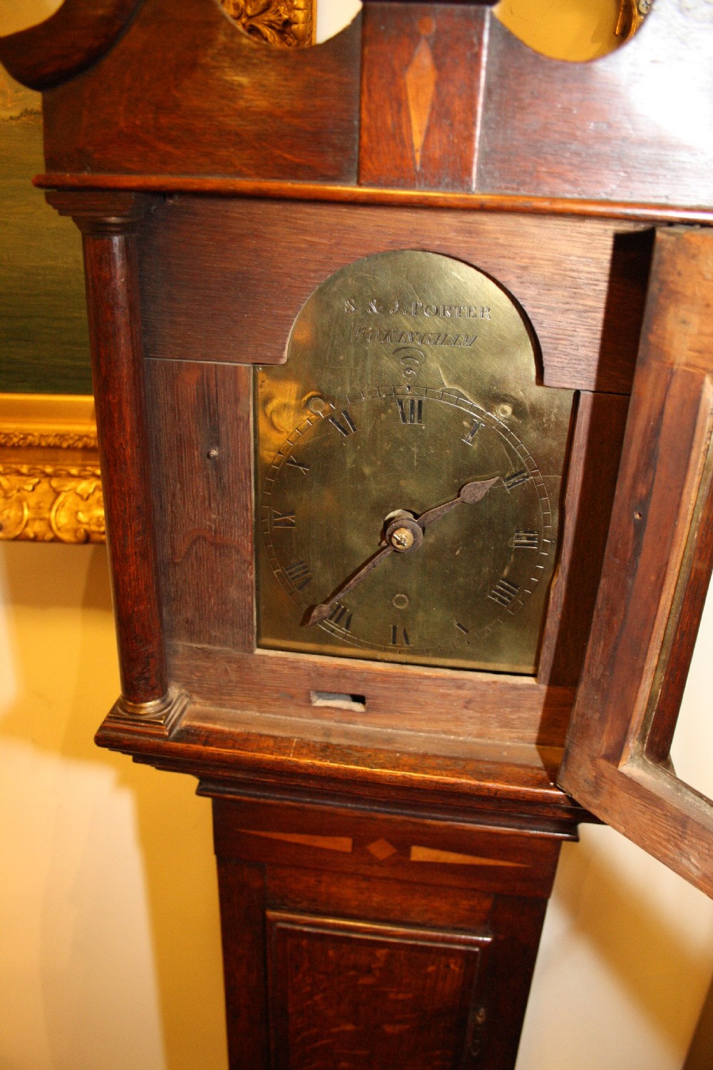 Late 18th Century Grandmother clock in Oak View III