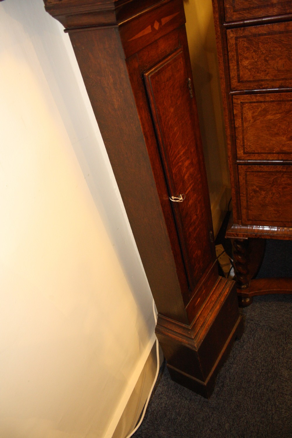 Late 18th Century Grandmother clock in Oak View IX