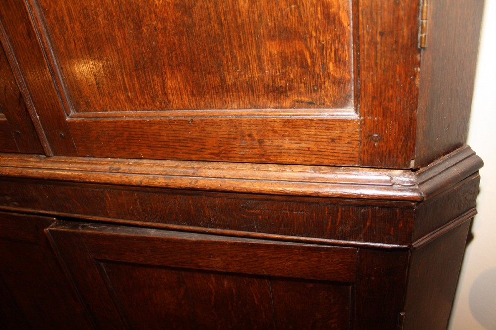 Late 18th century oak floor standing corner cupboard View IV