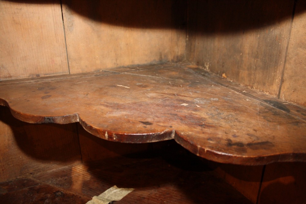 Late 18th century oak floor standing corner cupboard View VII