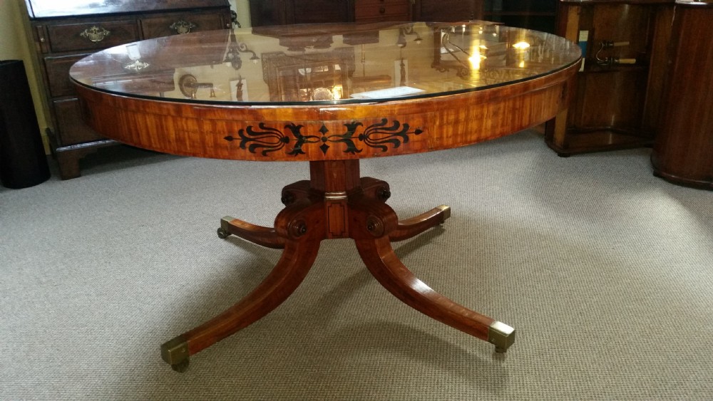 Regency Satinwood breakfast table