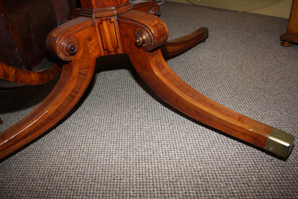 Regency Satinwood breakfast table View VII