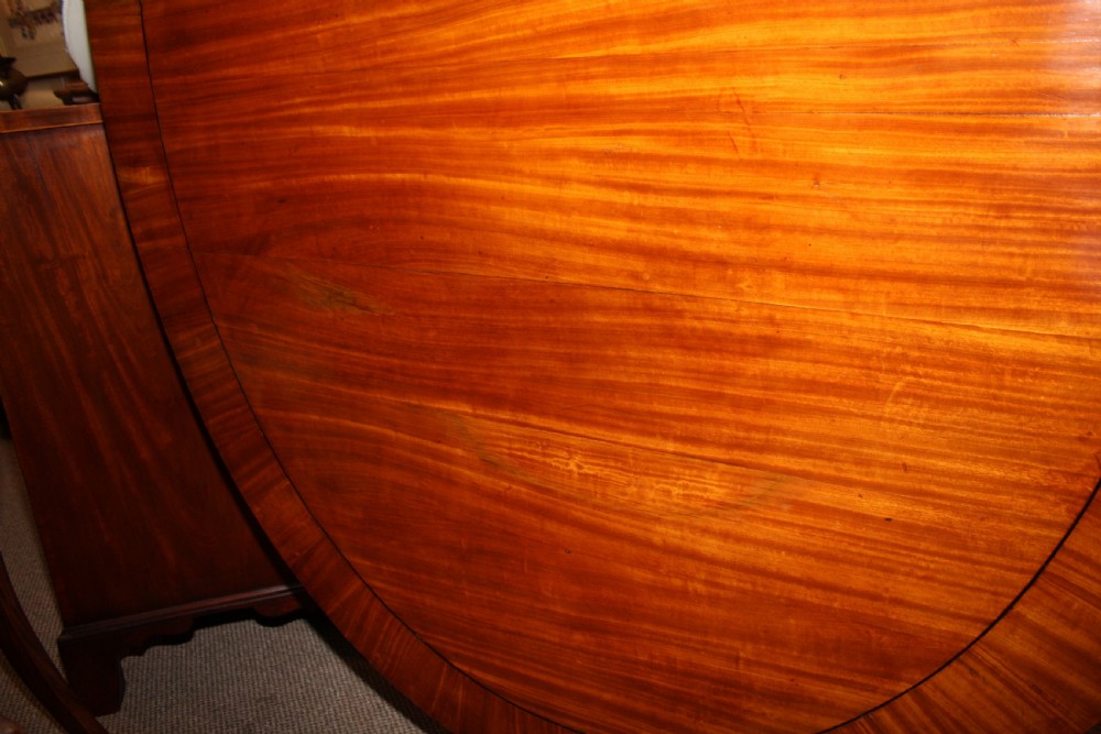 Regency Satinwood breakfast table View XI