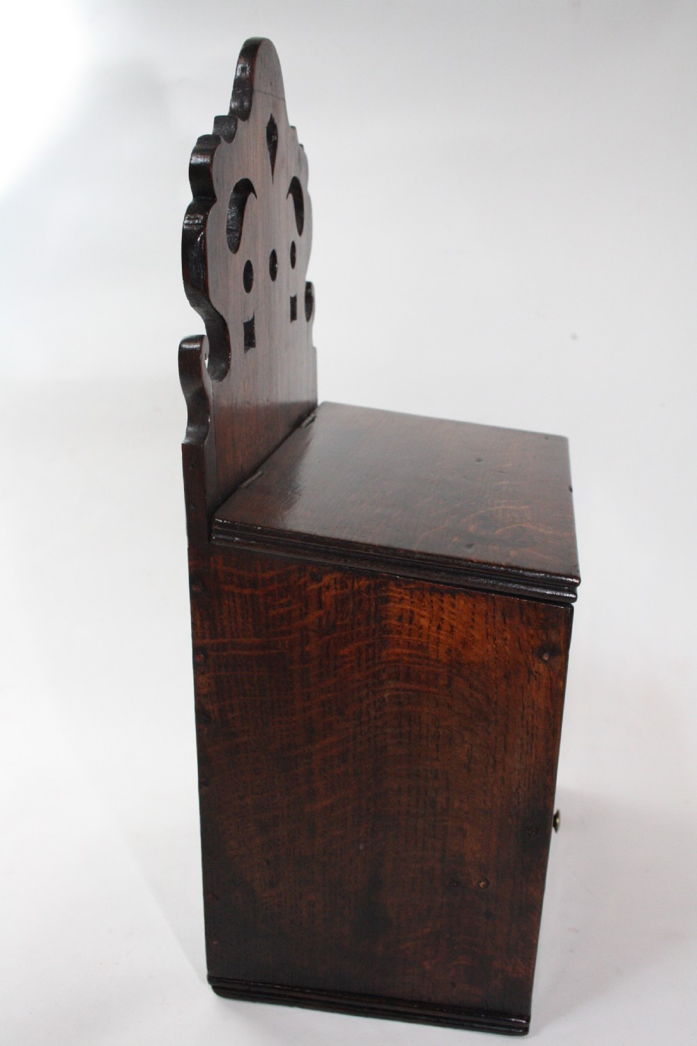 Early 19th century oak salt box View VI