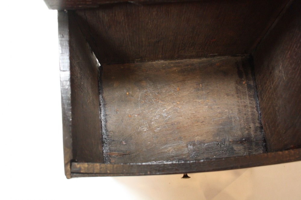 Early 19th century oak salt box View IX