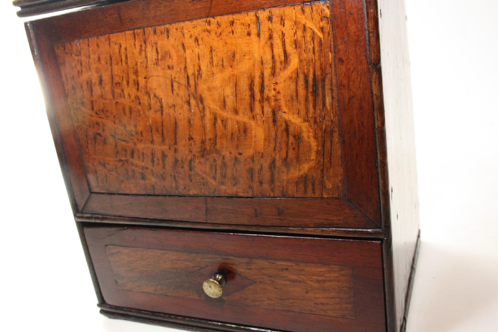 Early 19th century oak salt box View X