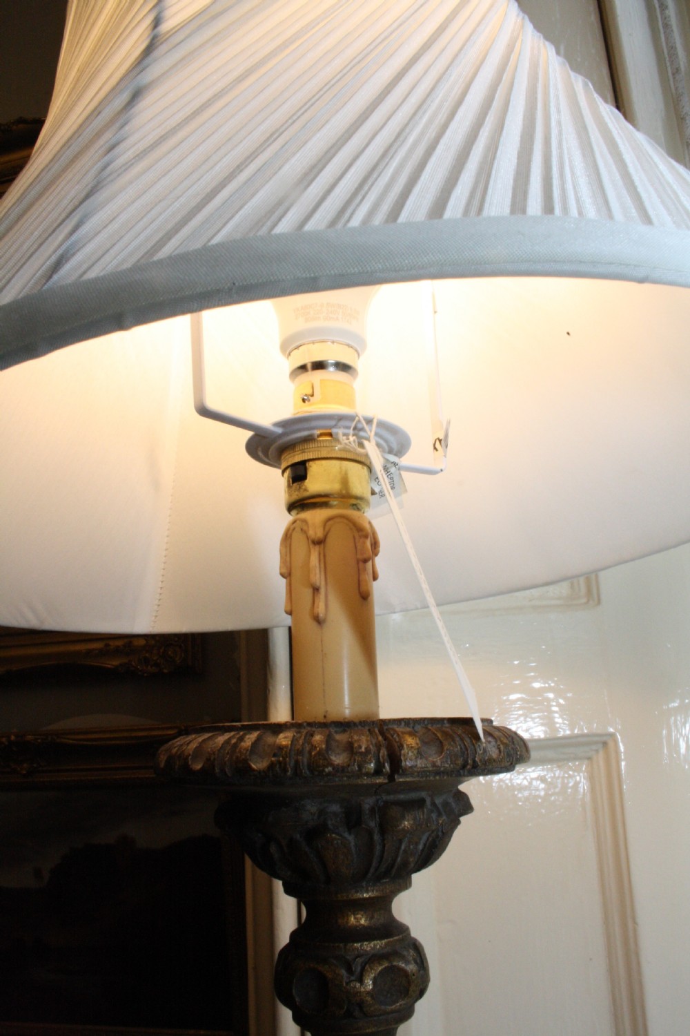 Late 19th century pair of lamps View IV
