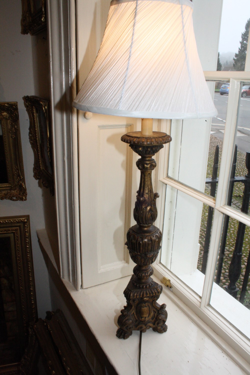 Late 19th century pair of lamps View VI