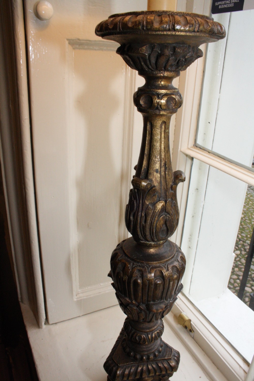 Late 19th century pair of lamps View VIII