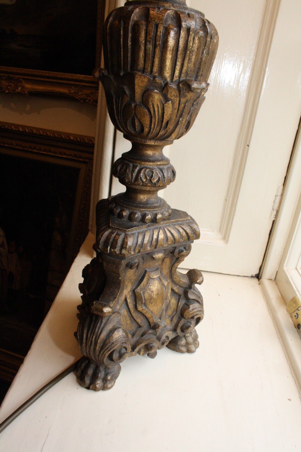 Late 19th century pair of lamps View X