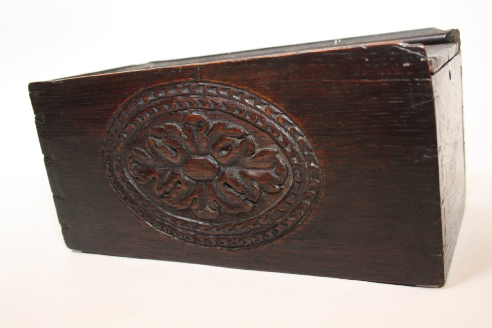 Early 19th century oak box View II